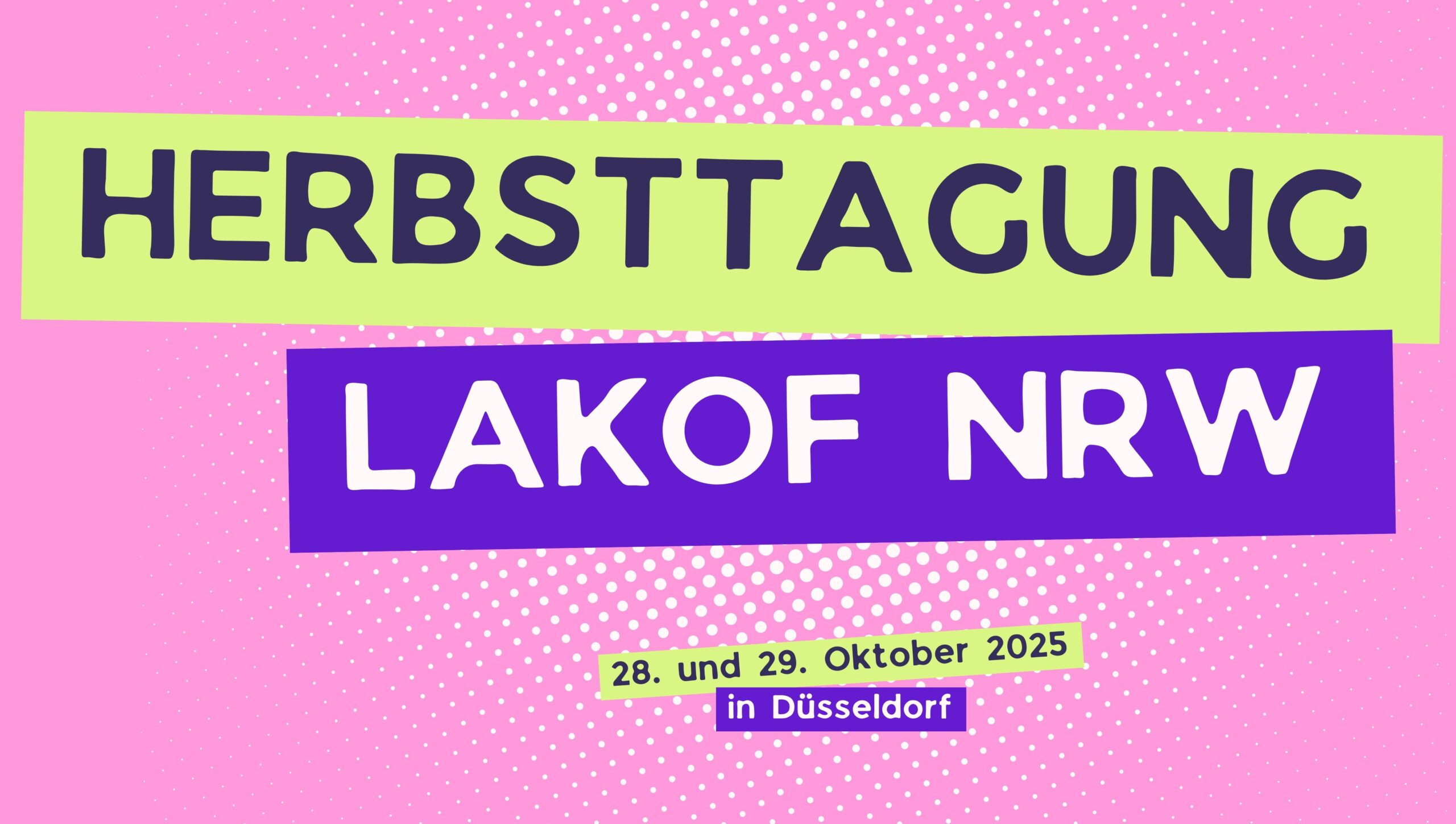 Save the Date: Herbsttagung LaKof NRW